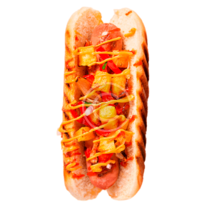 Reuben Pastrami Dog